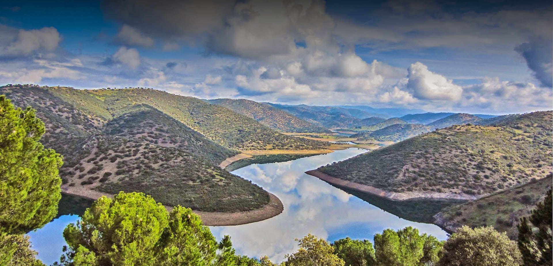 embalse del Rumblar en Baños de la Encina